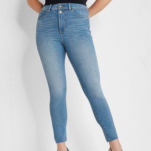EXPRESS Double Button Skinny Jeans